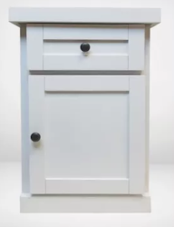 Door and Drawer Nightstand