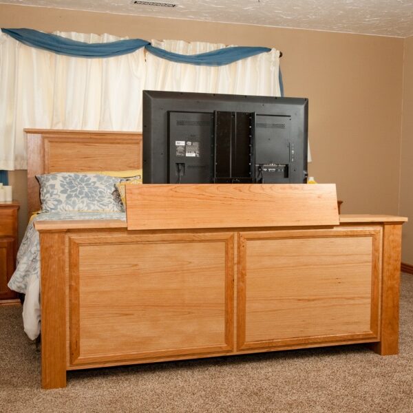 Oxford TV Lift Bed, TV extended