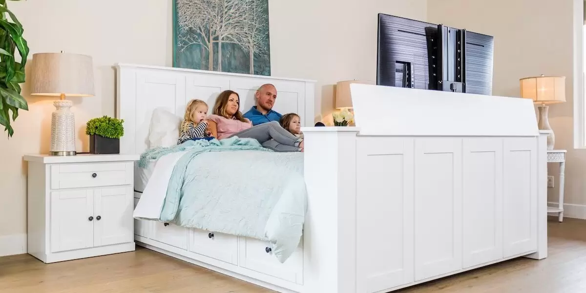 TV Bed Frames Find a TV Lift Bed Wildwood TV Lift Furniture