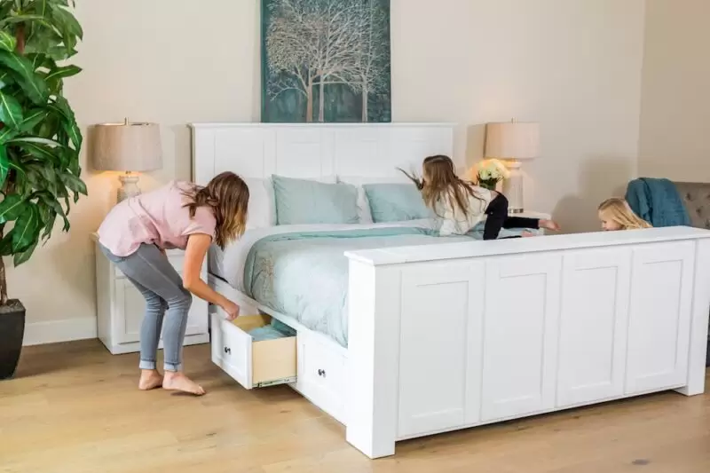 captains bed tv bed