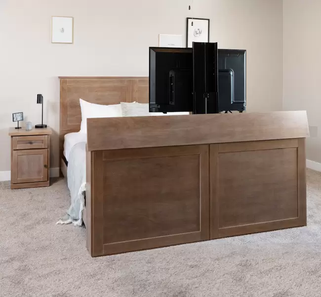 Handcrafted TV Beds - Custom Beds With Built In TV