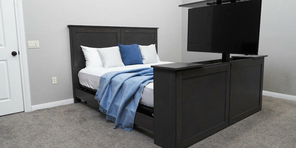 360 Mech Half Swiveled TV lift mechanism Half Swiveled