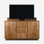 Brisbane Storage TV Lift Cabinet TV Open