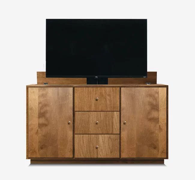 Brisbane Storage TV Lift Cabinet TV Open