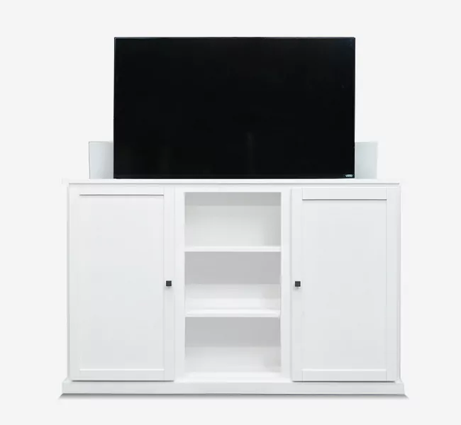 Hayward Storage TV Lift Cabinet - White