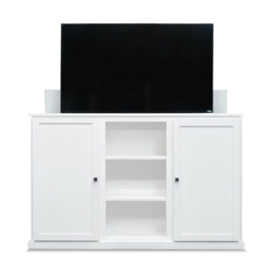 Hayward Storage TV Lift Cabinet - White