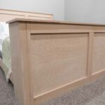 wood bed footbed