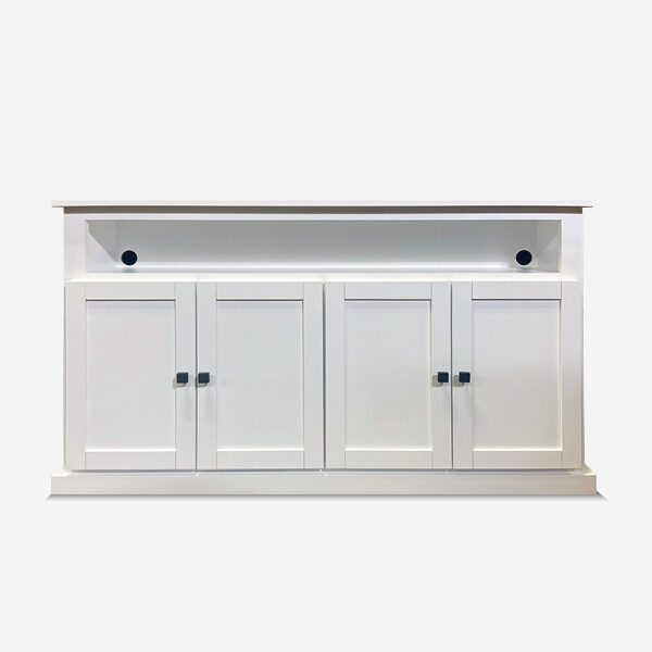 Hayward Basic TV Lift Cabinet - White - Soundbar Cubby