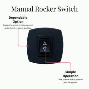 Manual rocker switch