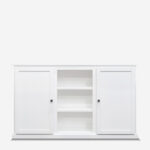 white tv lift cabinet