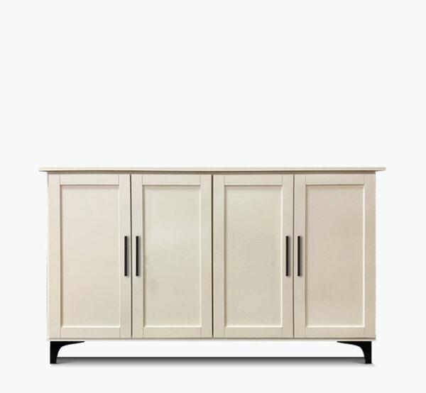 Madison Basic TV Lift Cabinet in Aged White