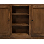 dark wood storage cabinet