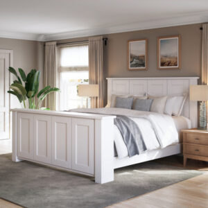Hartford TV Bed in white