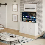Hayward Basic TV Lift Cabinet with TV Open