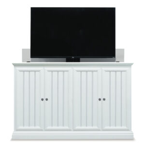 Lindon Basic Plus TV lift Cabinet in White
