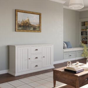 Lindon TV Lift Cabinet in White