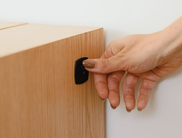 TV Lift Cabinet manual backup switch